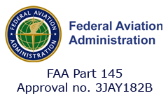 Approved FAA part-145 Organization